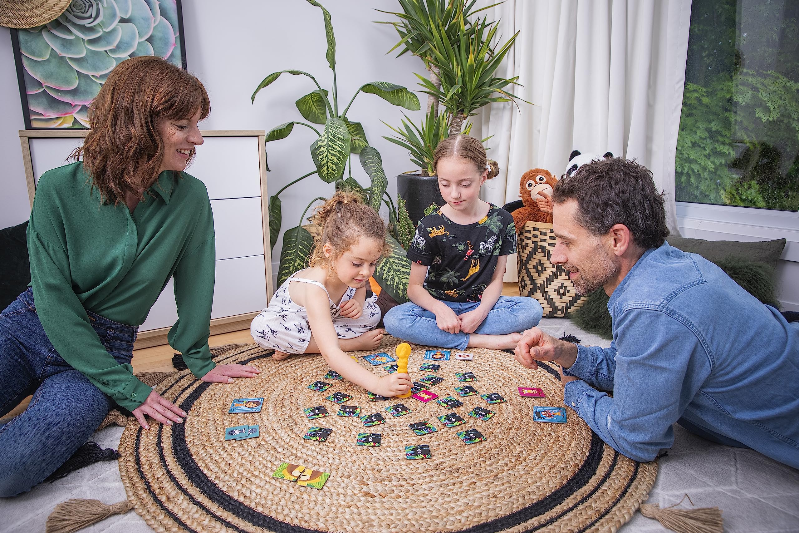 Zygomatic Jungle Speed Kids, Juego de Mesa de Acción y Reflejos para Niños, A Partir de 4 Años, De 2 a 6 Jugadores, 15 Minutos por Partida, Español