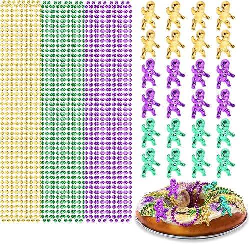 Miniatura 49 de YAXINRUI 30 piezas cuentas de Mardi Gras, collares de cuentas para fiesta de Mardi Gras, Navidad, San Patricio, regalos de fiesta, accesorios de 10