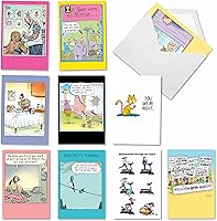 Vista 11 de NobleWorks Juego de 10 tarjetas de felicitación para el día de la madre con sobres de 5 x 7 pulgadas para mujeres (10 diseños, 1 cada uno)