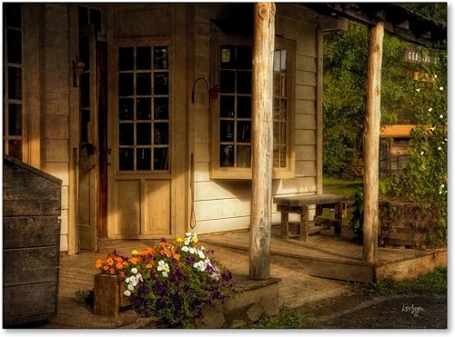 The Old General Store de Lois Bryan, arte de pared en lienzo de 14 x 19 pulgadas