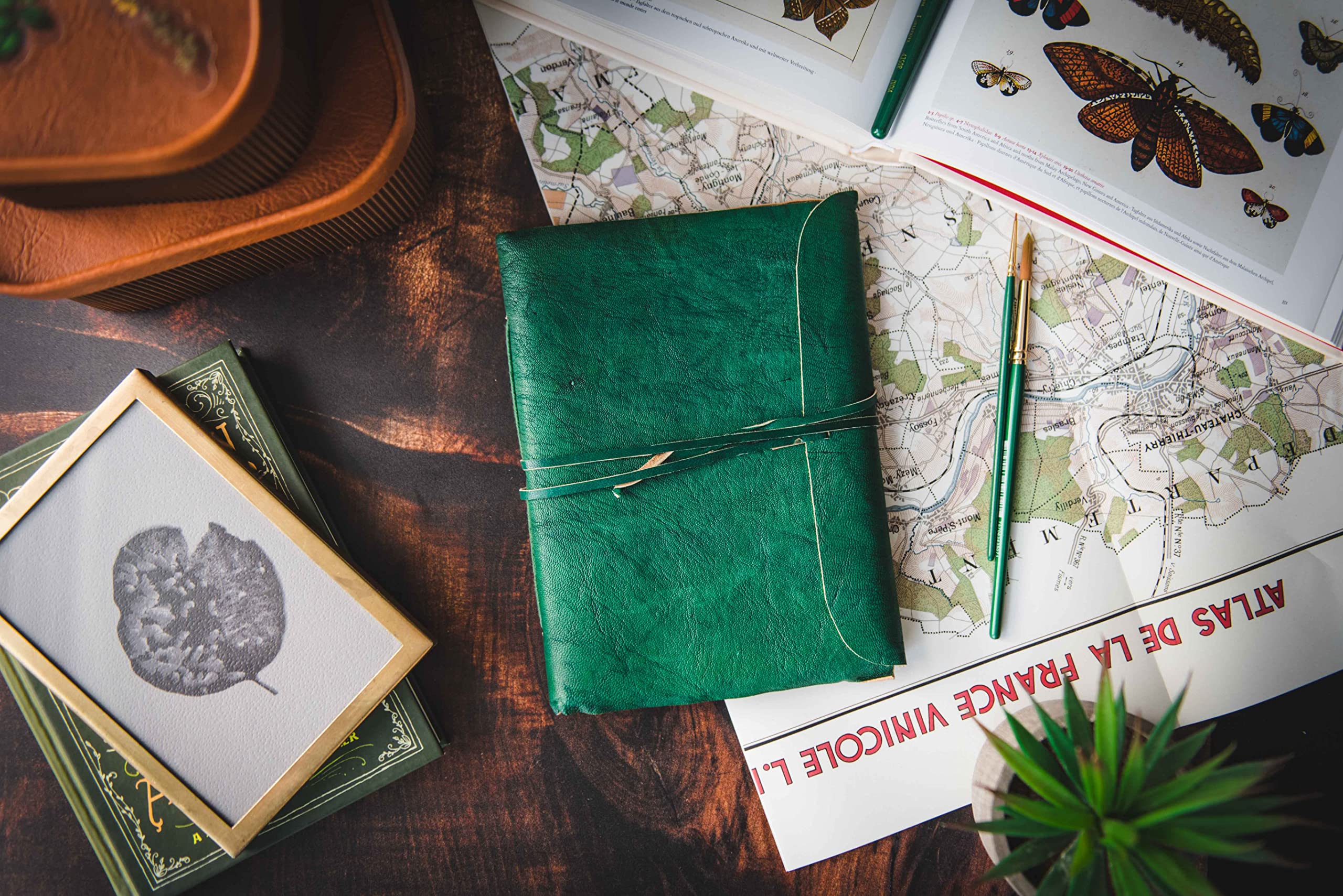 Ręcznie robiony skórzany dziennik przewijania, 100 stron, styl vintage, bez podszewki, rustykalny papier, księga cieni, grymuar, fantazyjne prezenty, szkicownik, antyczny album do scrapbookingu