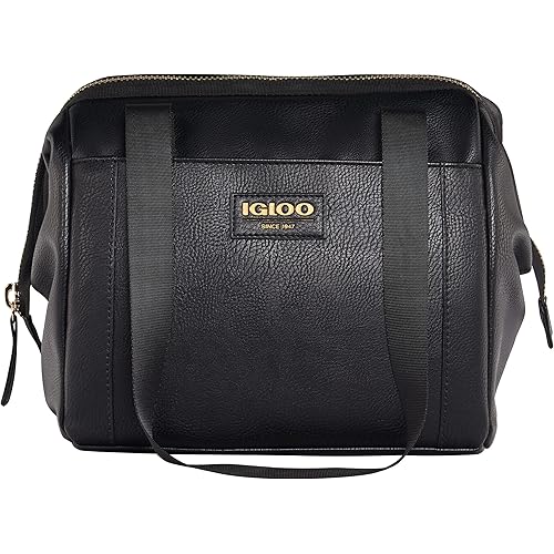 Igloo Premium Luxe Leather Soft Sided Insulated Cooler Bags