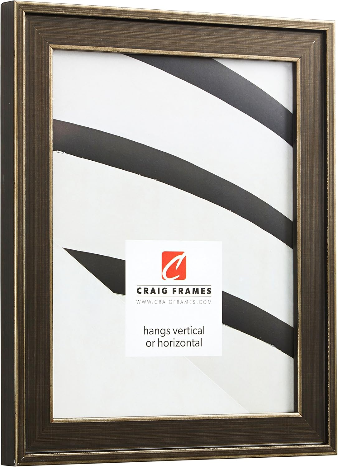 Craig Frames Metropolis Picture Frame, 16 x 20 Inch, Antique Pewter -