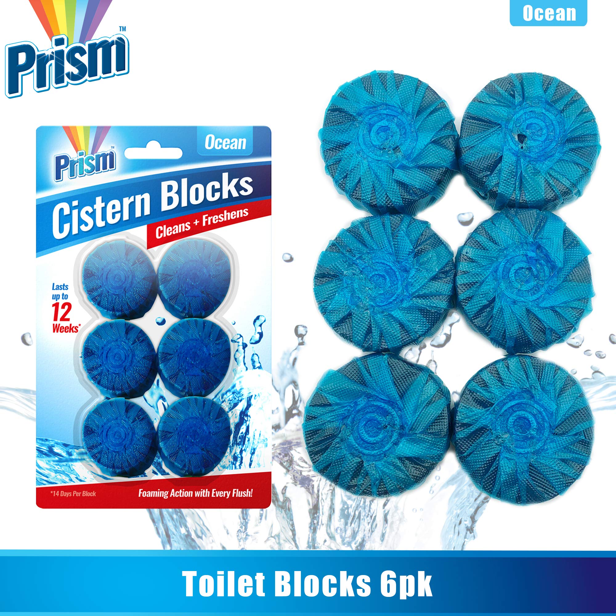 24pk Toilet Bowl Freshener each Block Lasts 14 Days Total of 24
