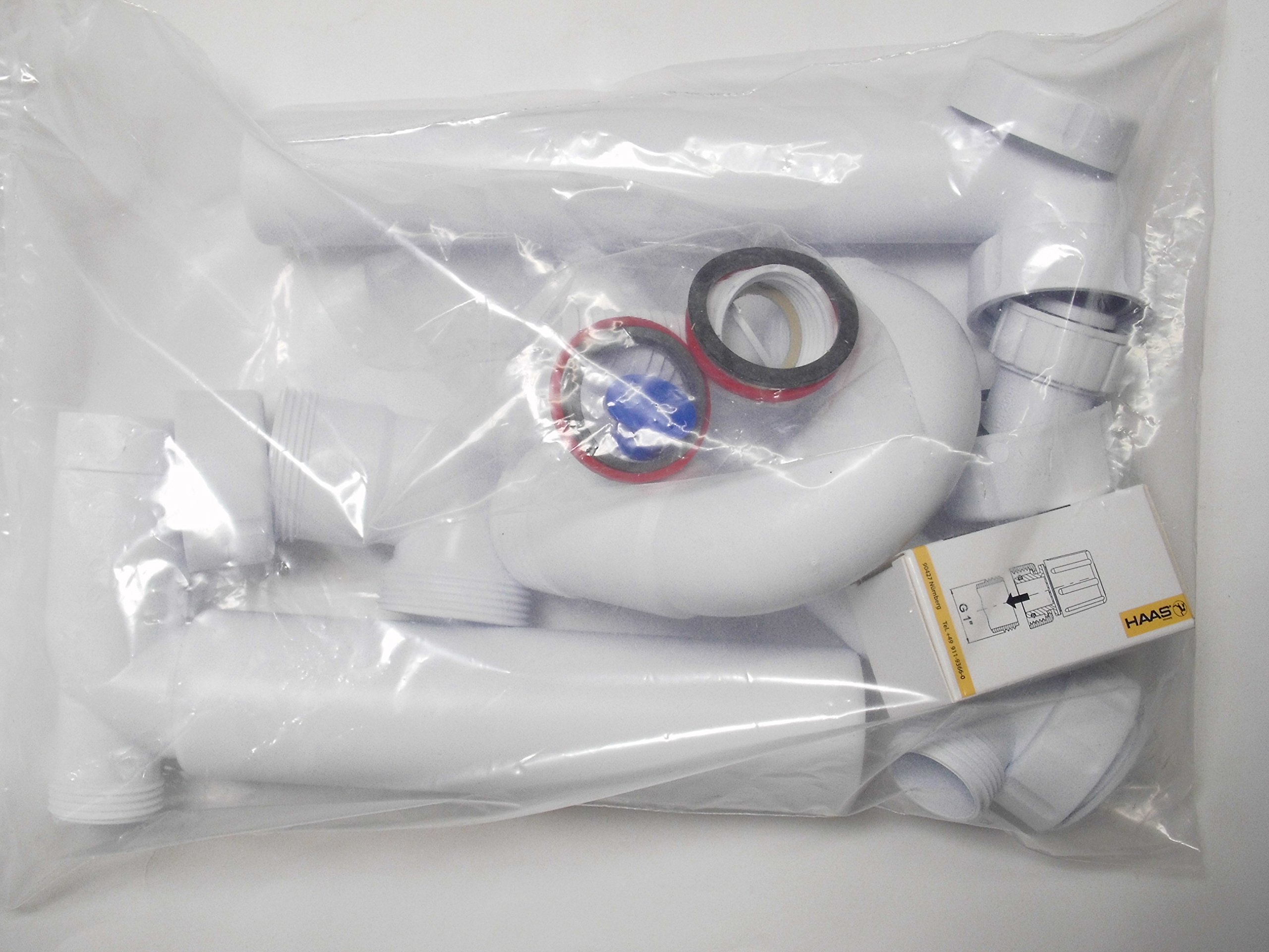 'Haas Sifone salvaspazio 2615, 11/2, DN 40, con attacco e aeratore