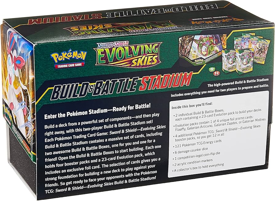 Amazon.com: Pokemon TCG: Sword & Shield Evolving Skies Build Amazon.com: Pokemon TCG: Sword & Shield Evolving Skies Build
