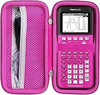 Vista 1 de Khanka Stroage - Funda para calculadora gráfica de color Texas Instruments TI - 84 Python/TI-83 Plus/TI-84 Plus/TI-84 Plus CE Color Graphing, solo