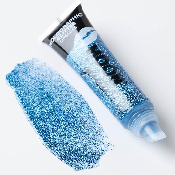 Holographic Lip Gloss with Glitter by Moon Glitter