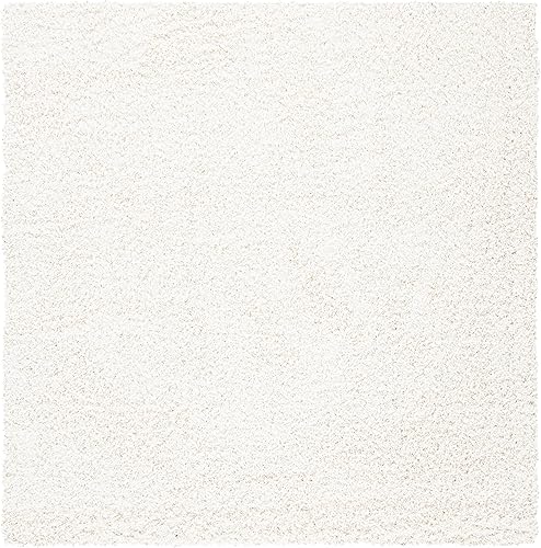 Vista 73 de SAFAVIEH Venus Shag Collection - Alfombra decorativa, 2 pies 7 pulgadas x 5 pies, color marfil, diseño sólido, no desprende pelusa y de fácil