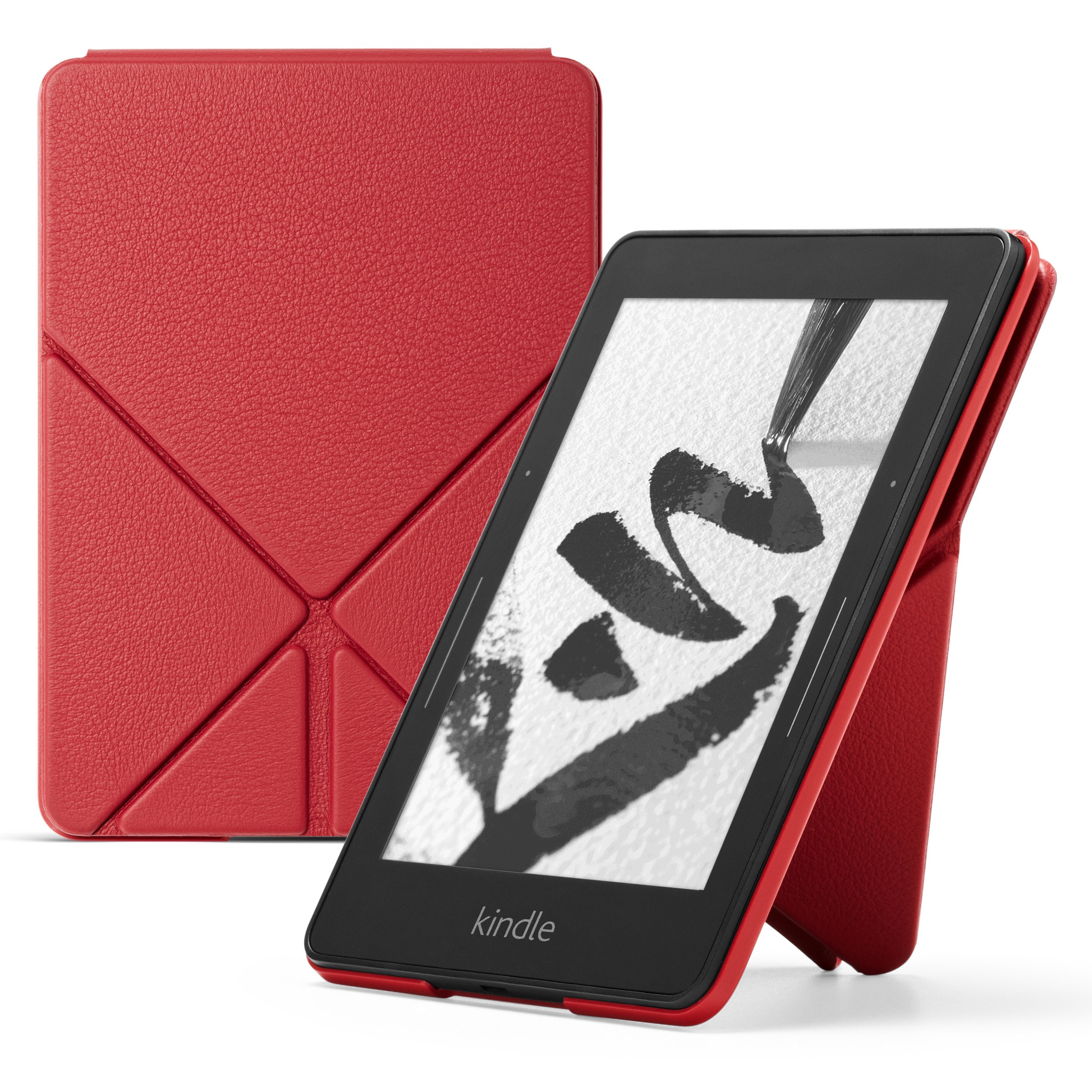 Amazon Kindle Voyage Leather Origami Case, Red | Amazon price