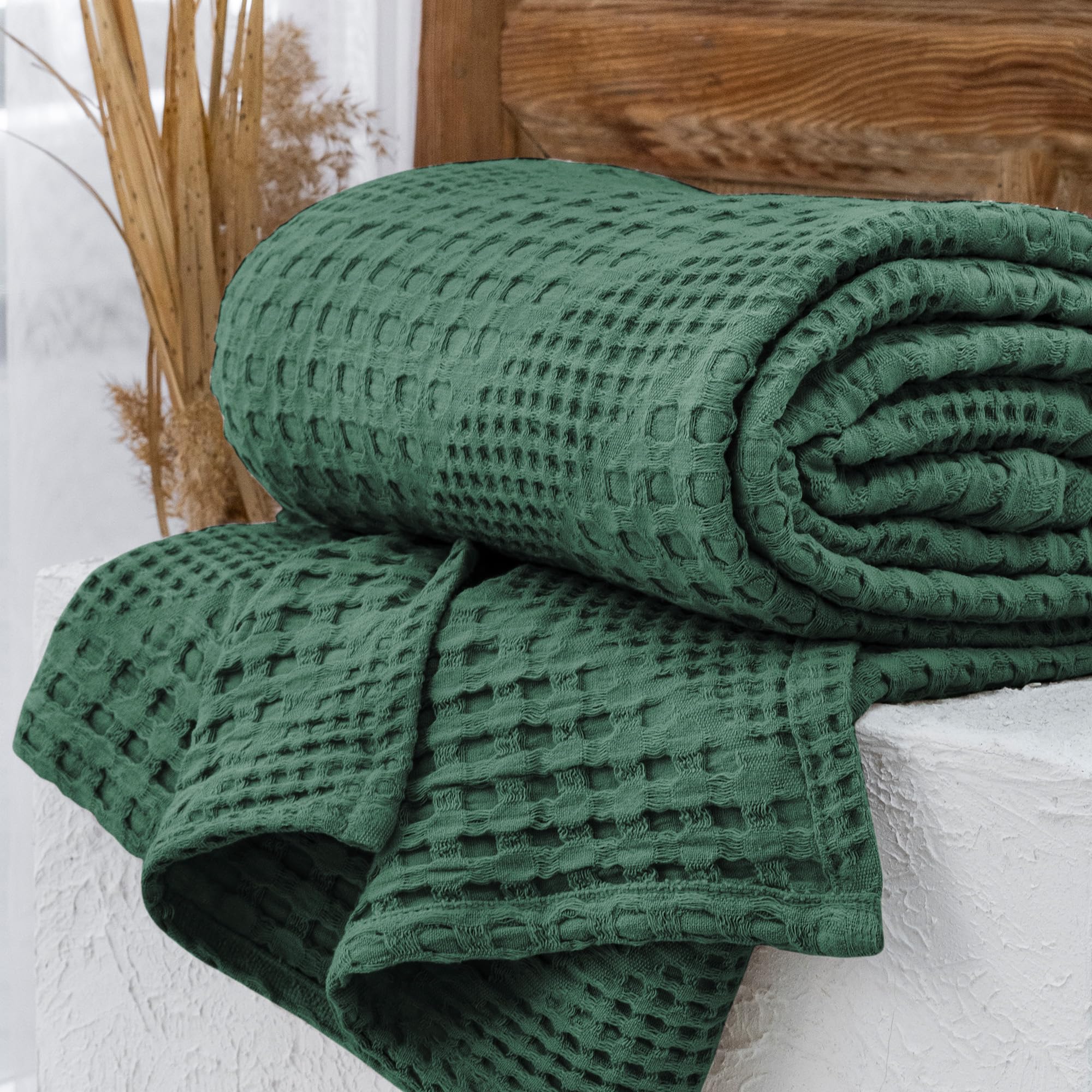 Milam London Soft Throw Blanket, Green, 120 x 180 cm - Image 4