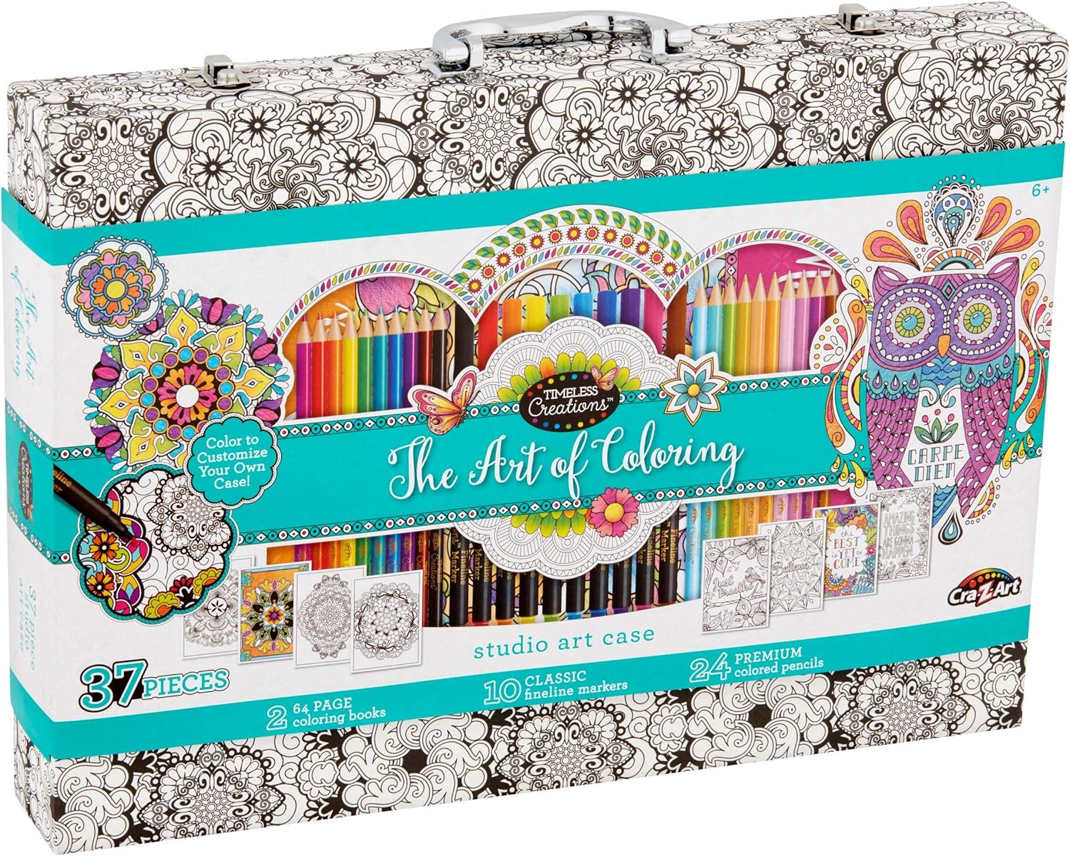 The Art of Coloring Adult Studio Art Case - by Cra-Z-Art