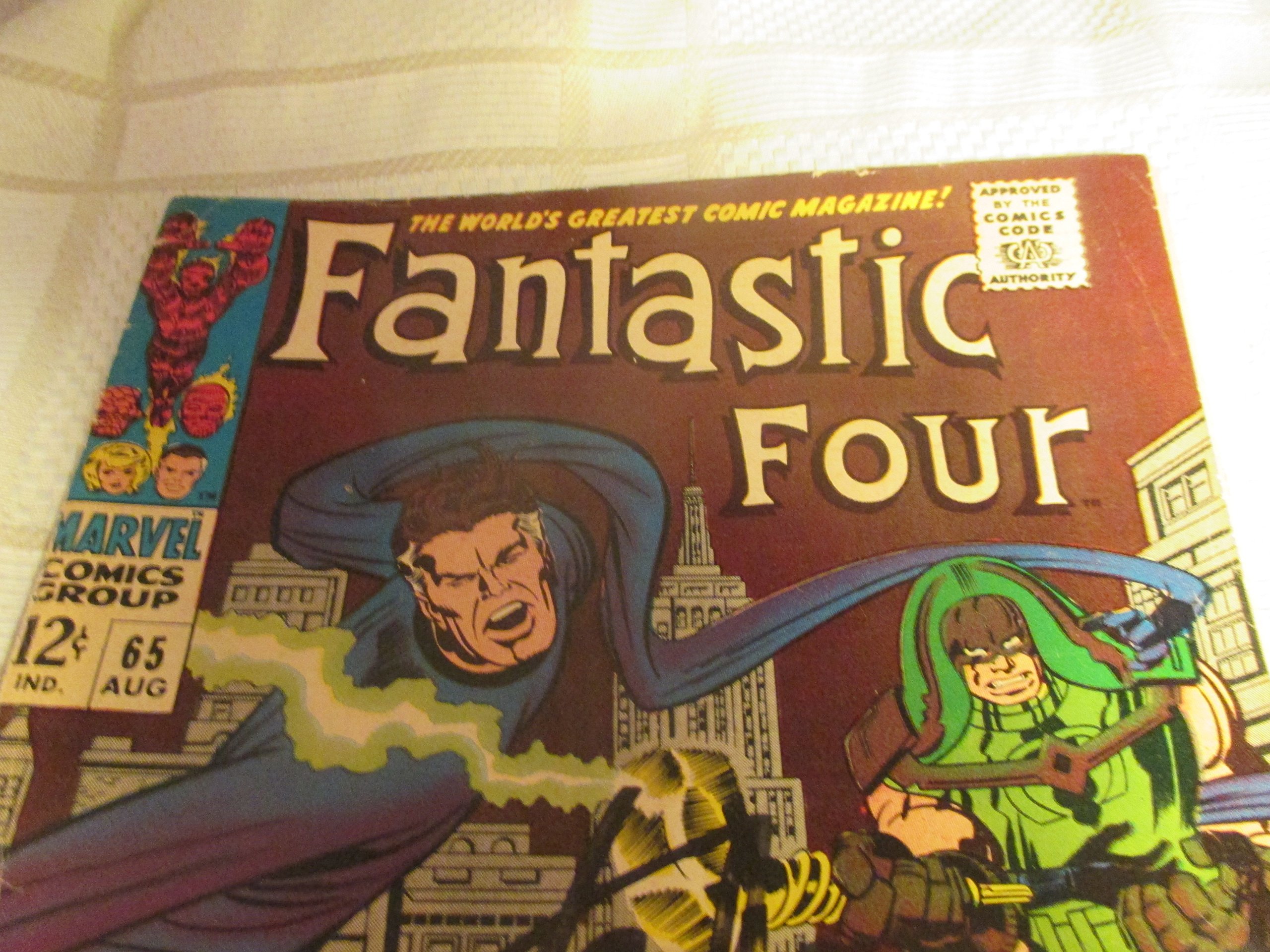 Stan Lee Fantastic 4 #65 1967 Signed / Autographed Original Comic