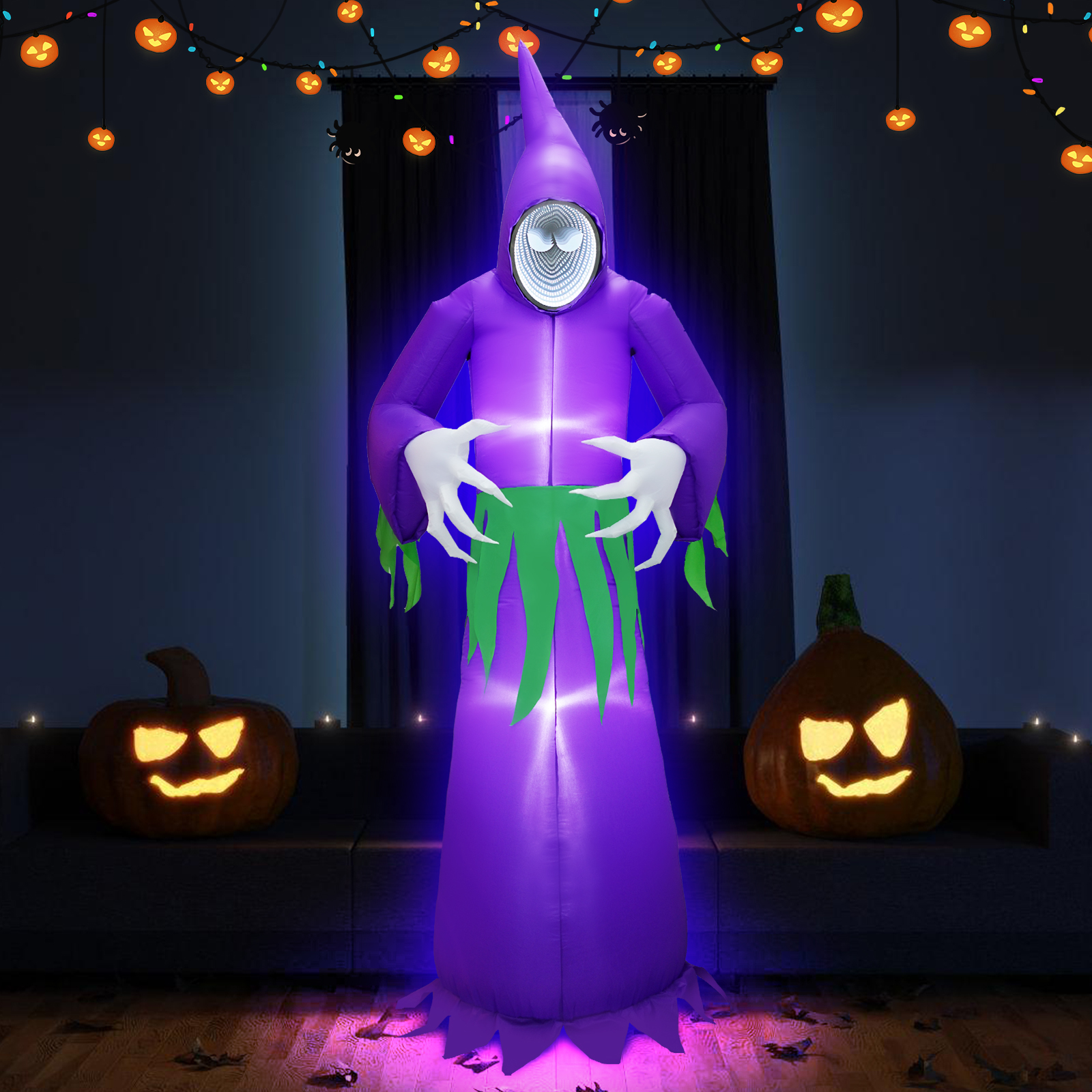 Amazon.com: PARAYOYO 8.5FT Halloween Inflatable Reaper, Blow up