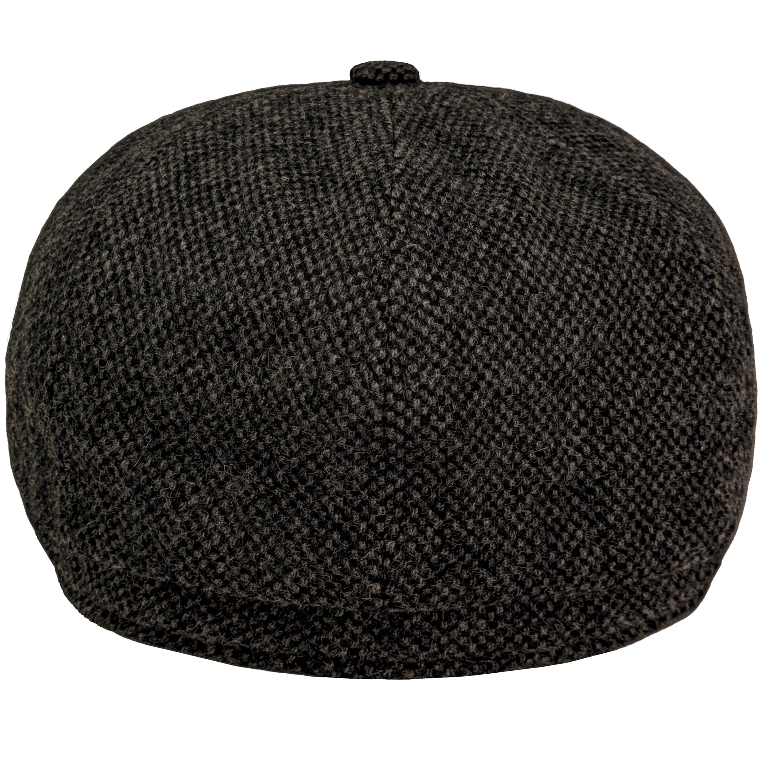 Schiebermütze Herren – Schirmmütze Flatcap Newsboy Cap – Mütze mit Steppfutter - 100% Wolle – WEROR-432.1