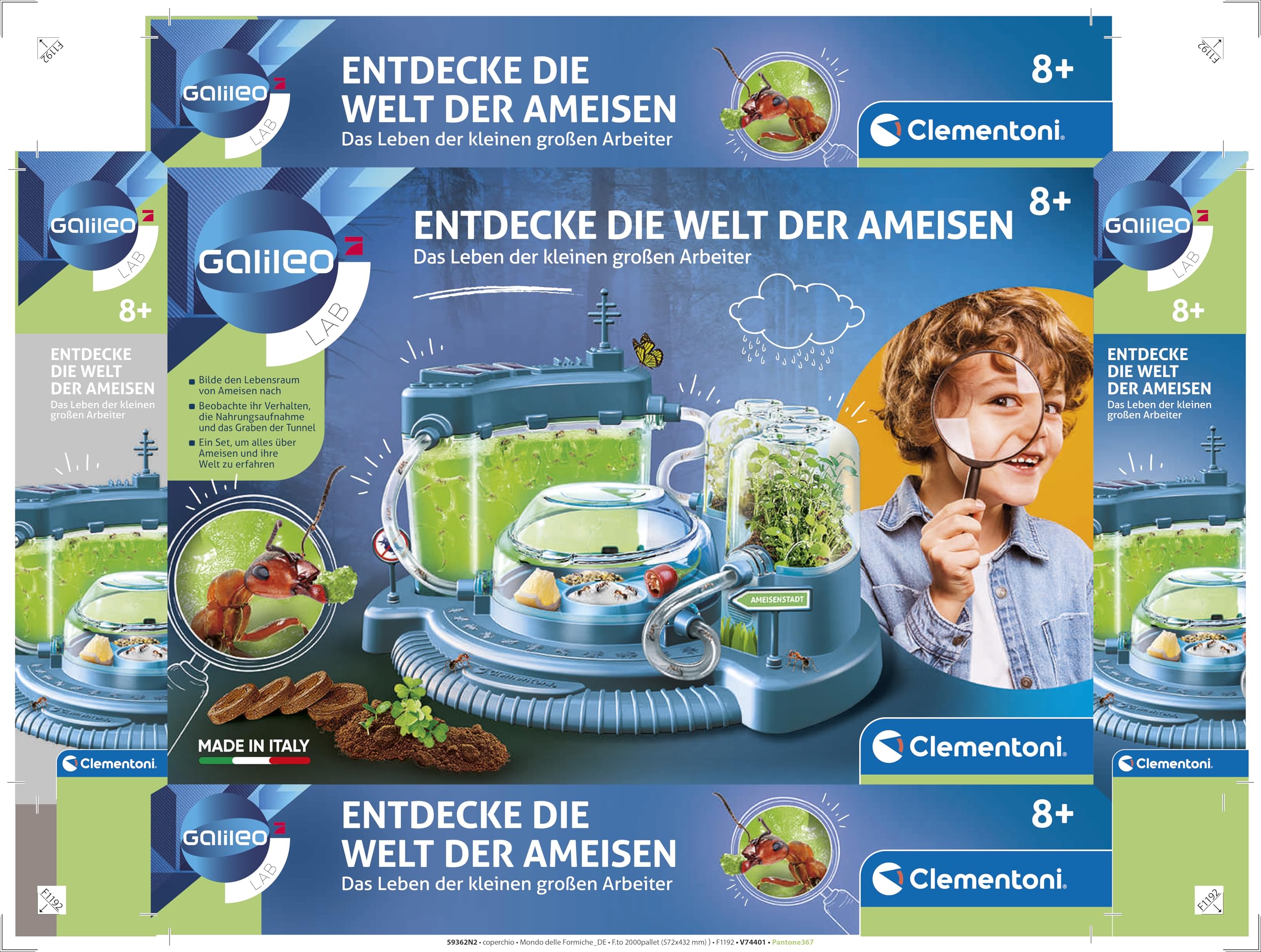 Amazon.com: Clemen Entd. d. Welt d. Ameisen 59362 : Toys & Games