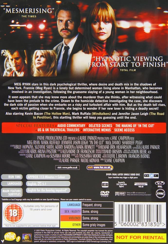 Amazon.co.jp: In the Cut [DVD] : DVD