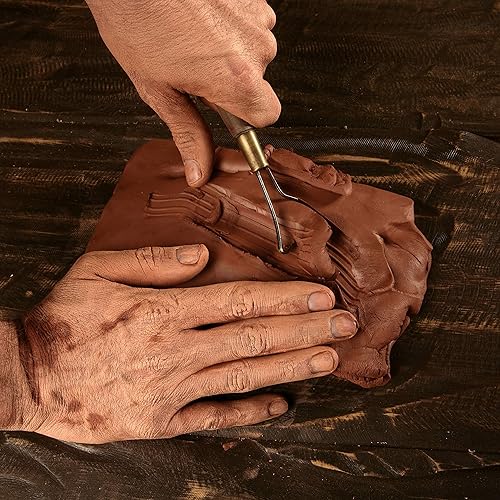 Miniatura 4 de Bastex Arcilla de cerámica de bajo fuego, 5 libras, Terra Cotta, cono 06. Earthware Potters arrojando arcilla. Arcilla húmeda desaible para