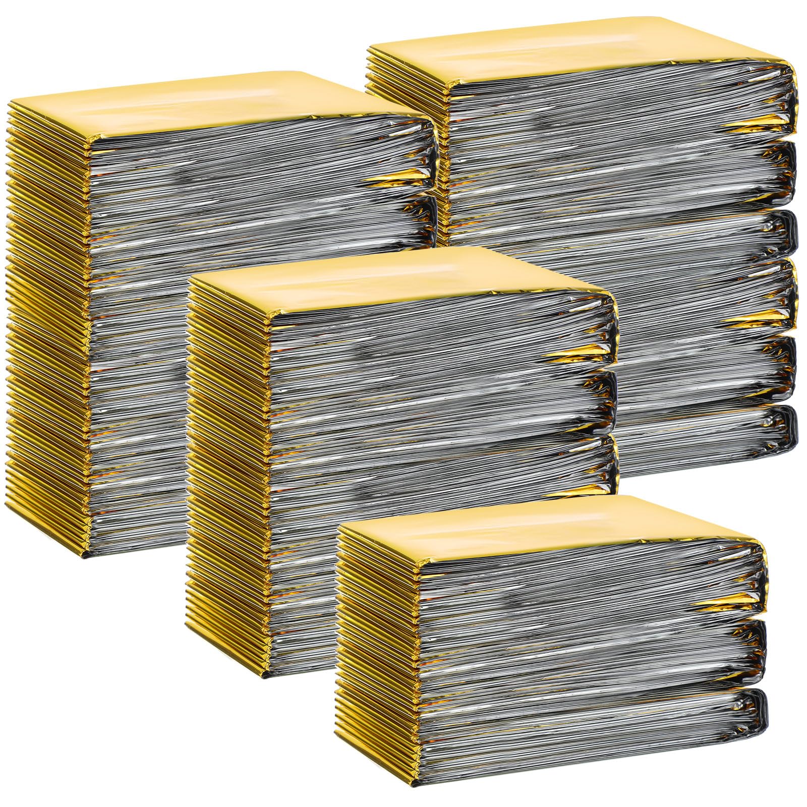 Couvertures thermiques d'urgence lot de 50 : cadeau solidaire pour sans-abri