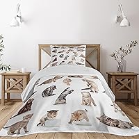 Vista 8 de Lunarable - Cubrecama multicolor disponible en tres tamaños