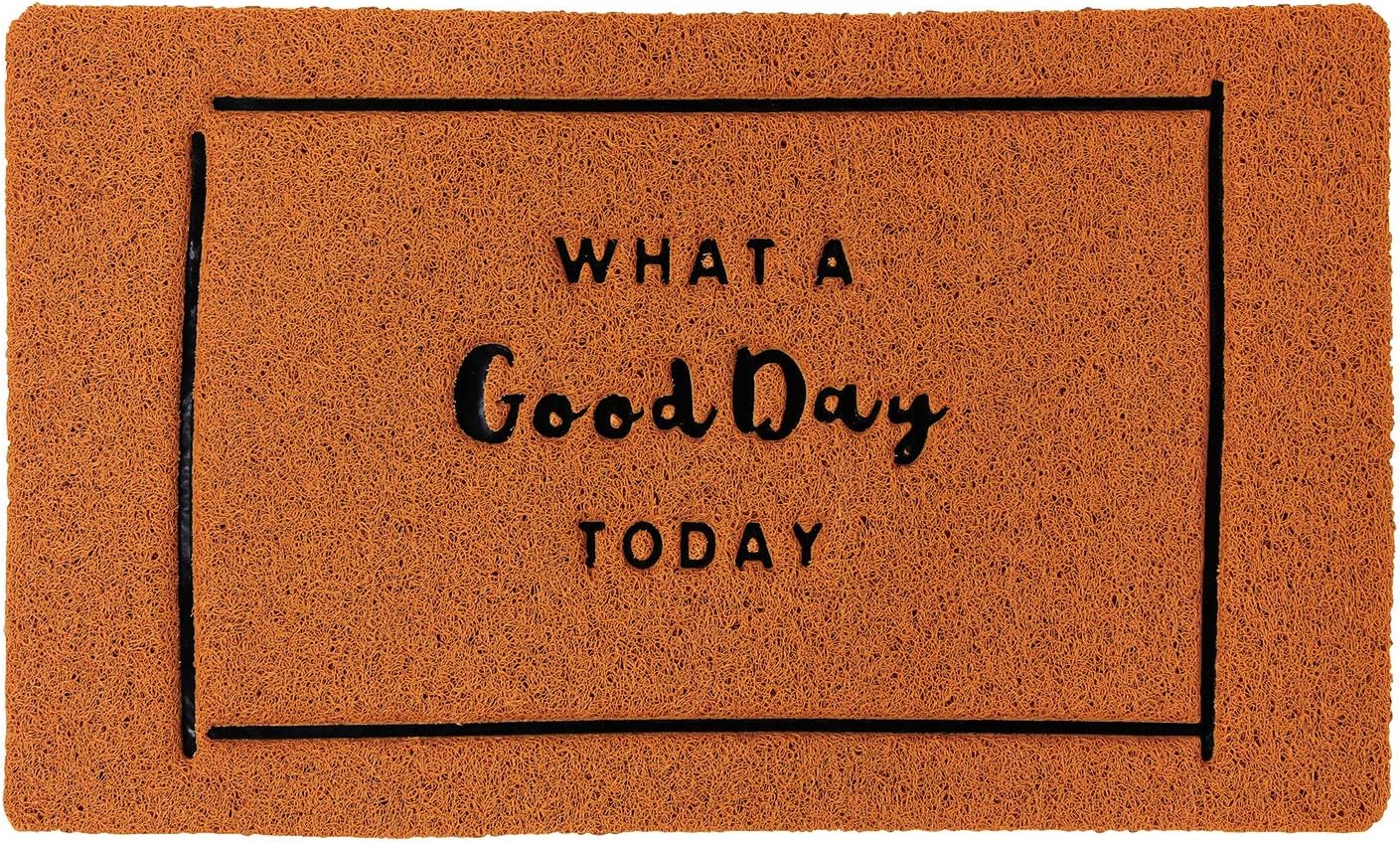 Amazon Spice Of Life スパイス 玄関マット ふかふかテラスマット What A Good Day Today Sサイズ 75 45cm Pvc製 耐水耐候 滑り止め付き カット可能 Cwln2941 玄関マット オンライン通販