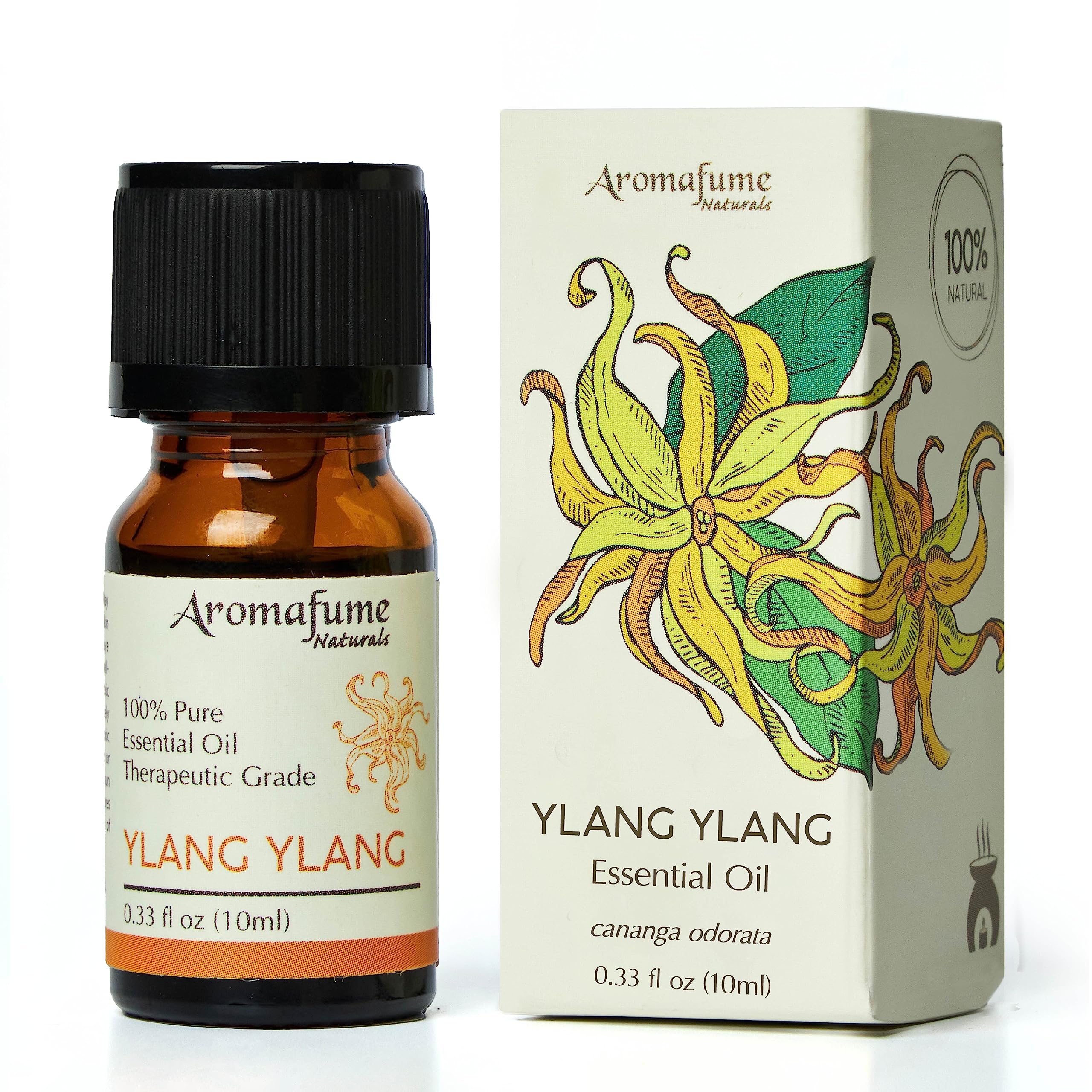 AROMAFUME Ylang Ylang Essential Oil - 100% Natural, Therapeutic Grade Essential Oils - Pure, Tropical Aromatherapy Oil for Home Diffusers - 10ml (B0BGZKPN3S) Amazon Price History, Amazon Price Tracker