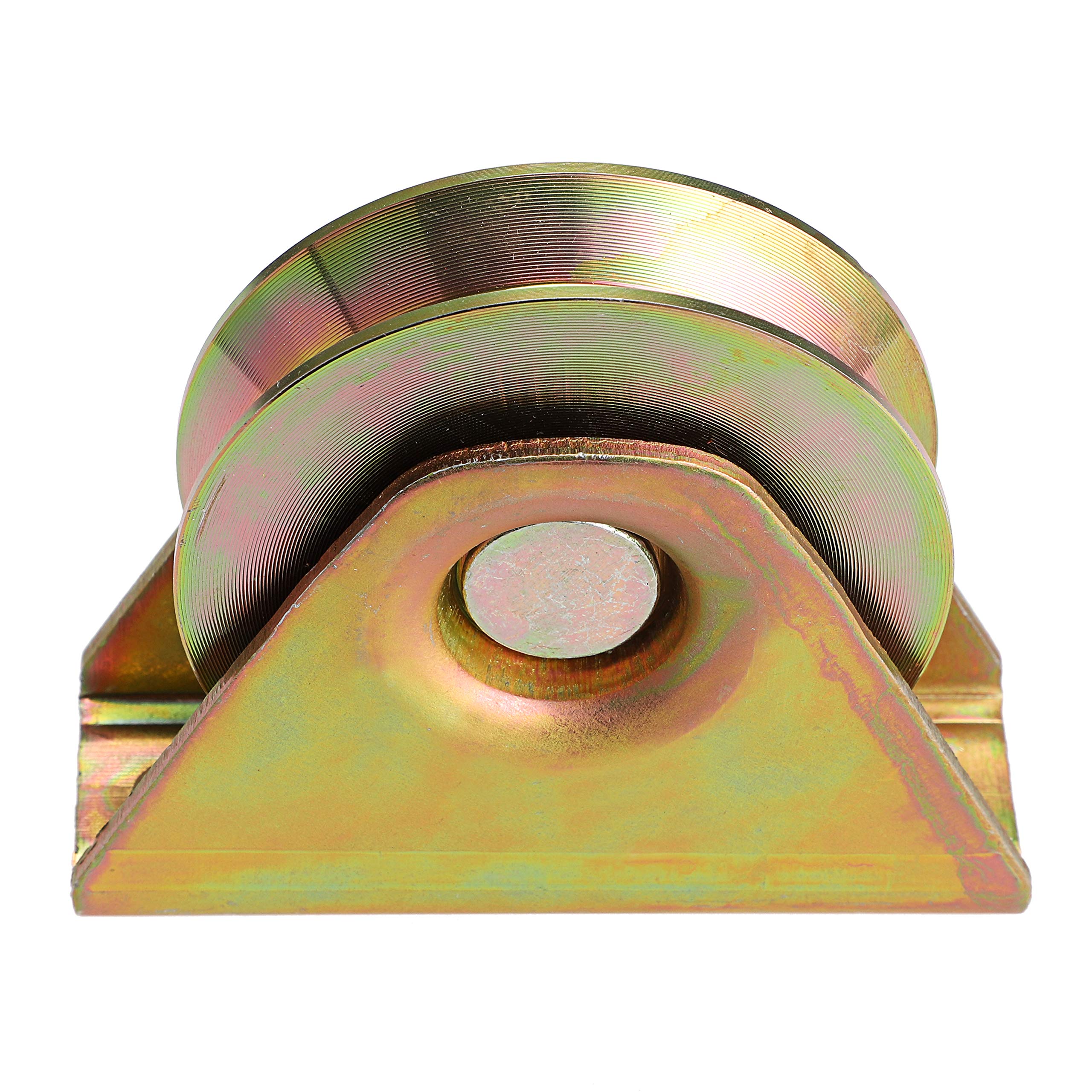 Skelang 2 Pcs 3" Sliding Gate Wheels, V Groove Caster, Heavy Duty Rigid