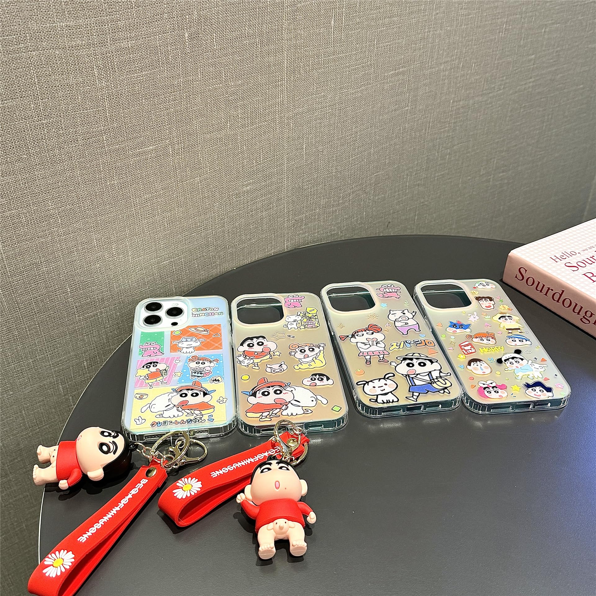 Amazon.com: Phone Case with Hand Strap Keychain Charm for Apple