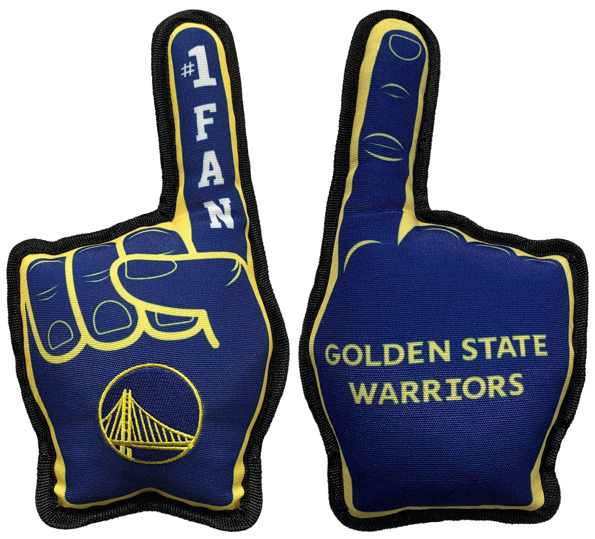 Jouet en pet Golden State Warriors Pets First résistant anti-ennui avec sifflet intégré