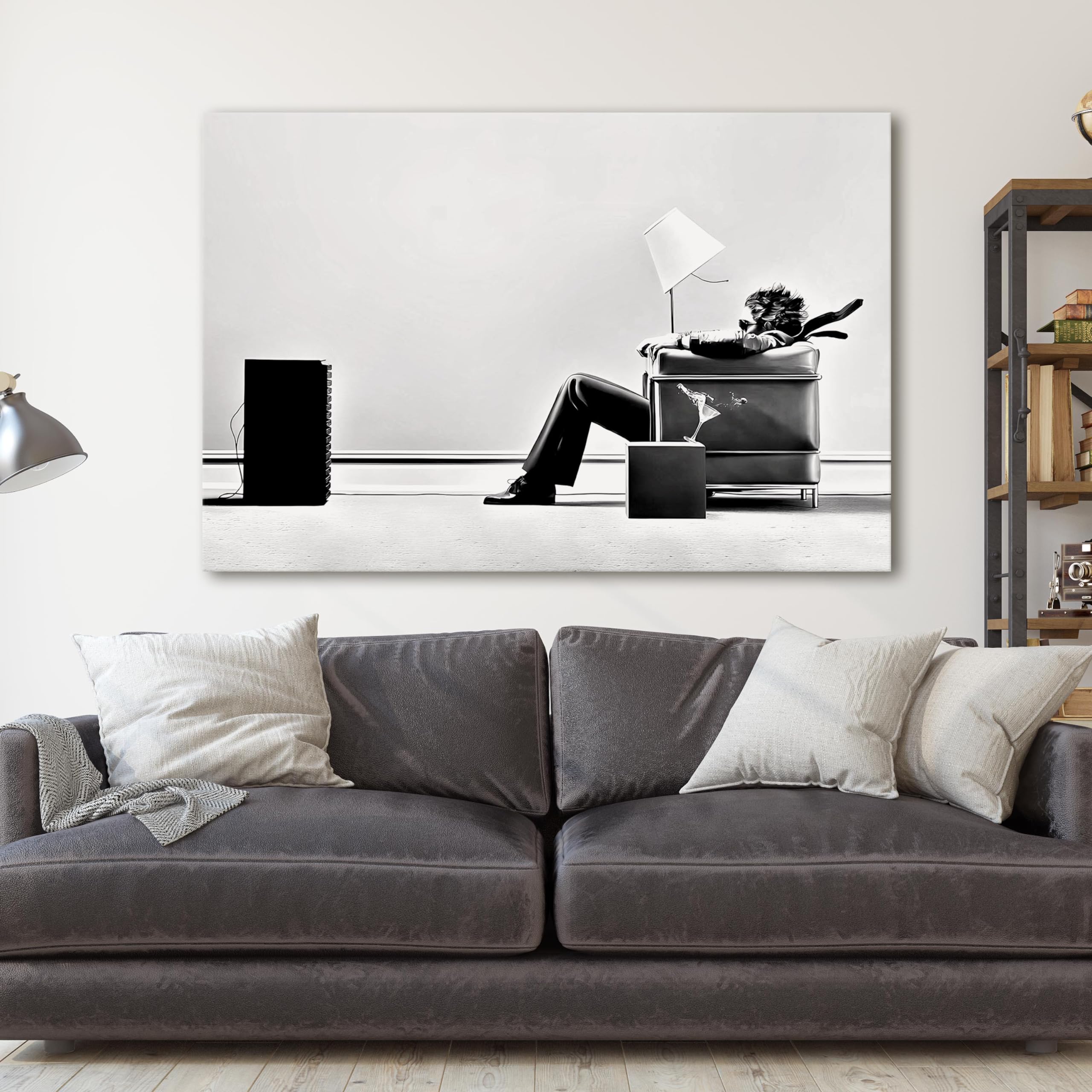 Affiche Publicitaire Maxell Vintage - Impression Mate Soufflée, Rétro (Neuf)