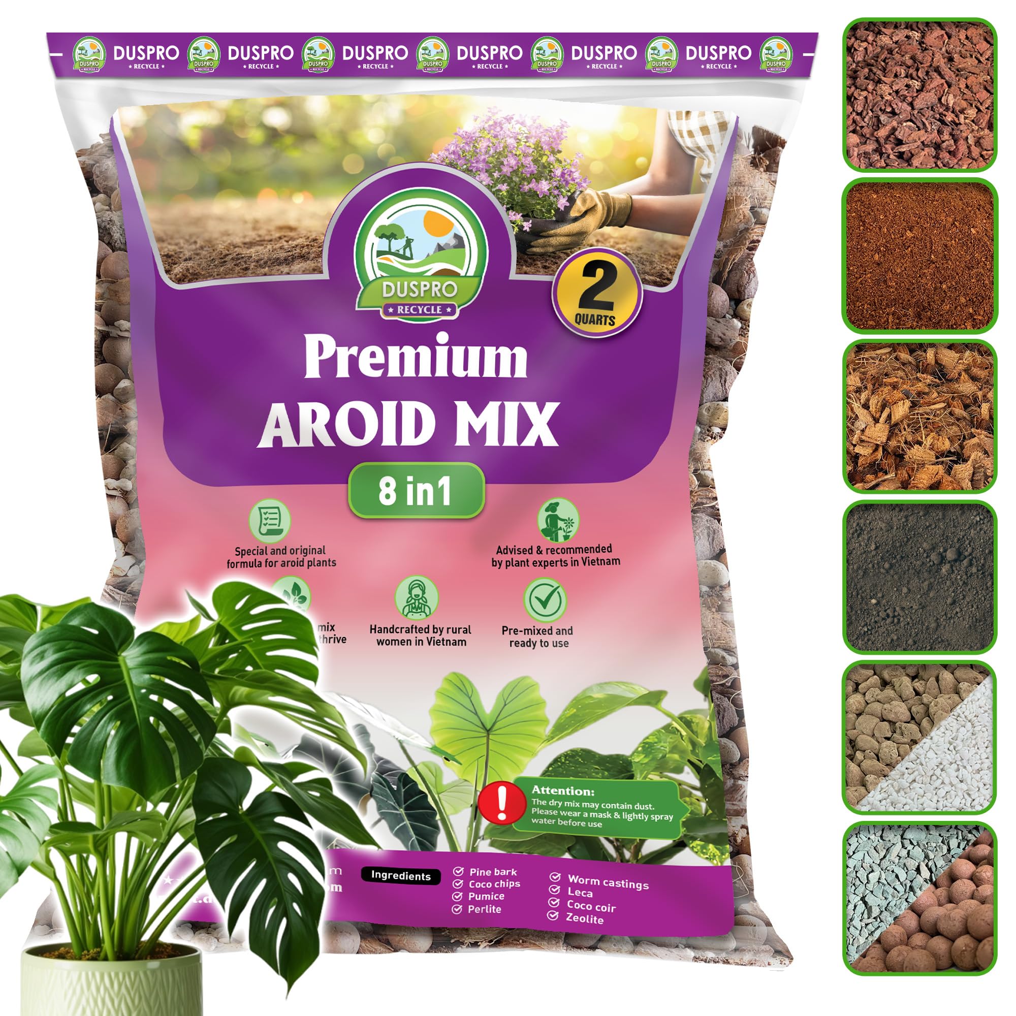 DUSPRO Recycle 8in1 Aroid Potting Mix