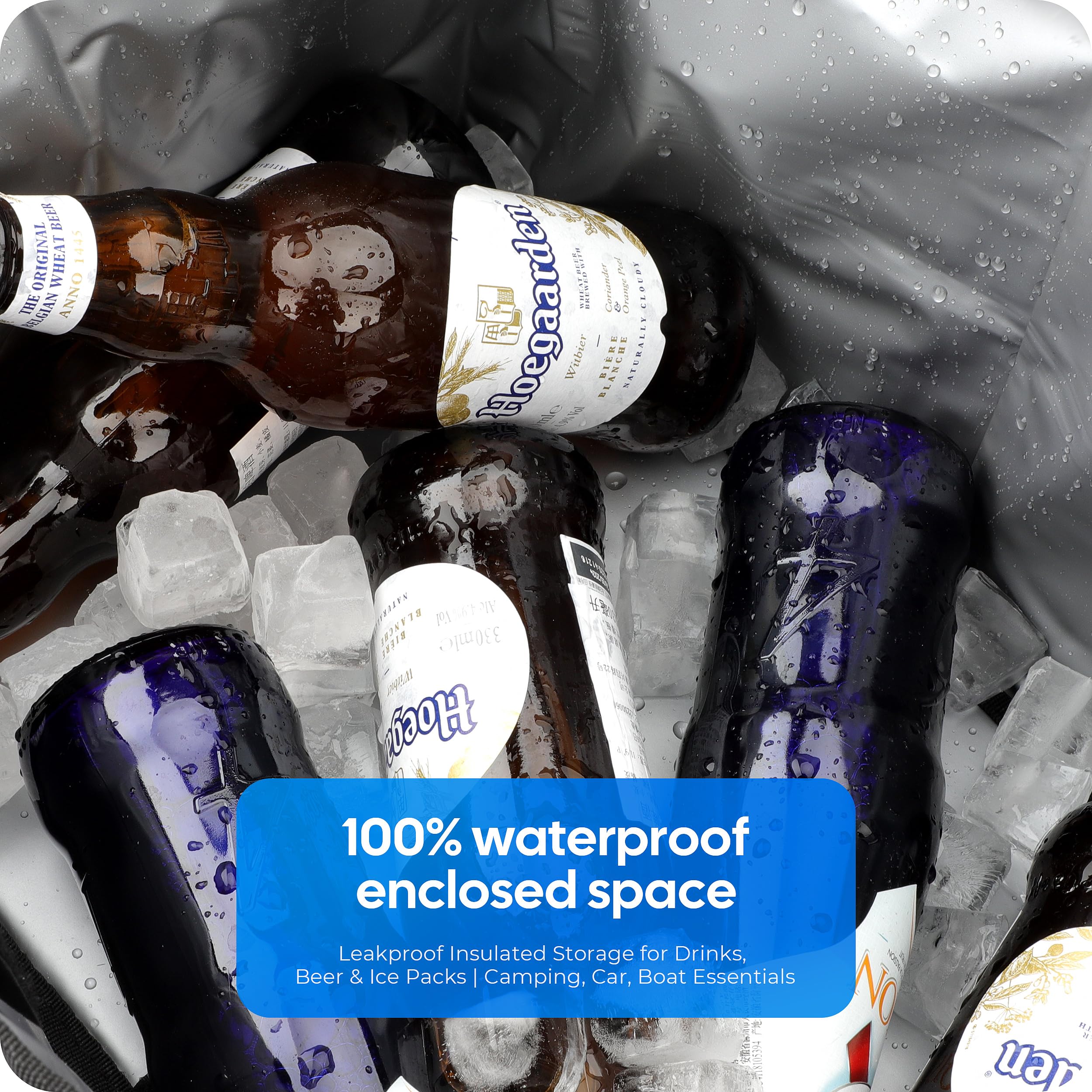 Car Organizer & Cooler - Durable Oxford Fabric Exterior & Waterproof