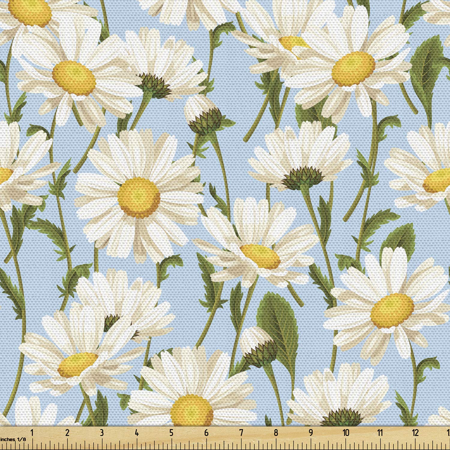 Daisy Pattern Fabric