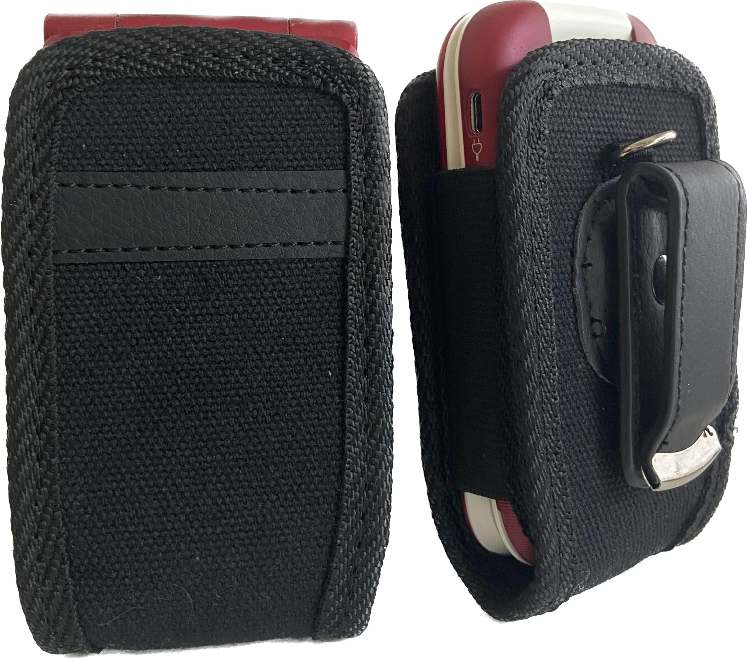 Open top Canvas case fits Nokia 2720 Flip Phone