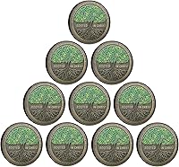 Vista 8 de Arraigado en Cristo La Roca del Señor es Mi Roca, Mi Fortaleza, Mi Libertador Moneda de Desafío Cristiana Basada en la Fe Versículo Bíblico Regalo