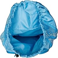 Vista 2 de Speedo Bolsa de Equipo de Malla Ventilador Deluxe con Cordón para Adultos Unisex Caverna azul