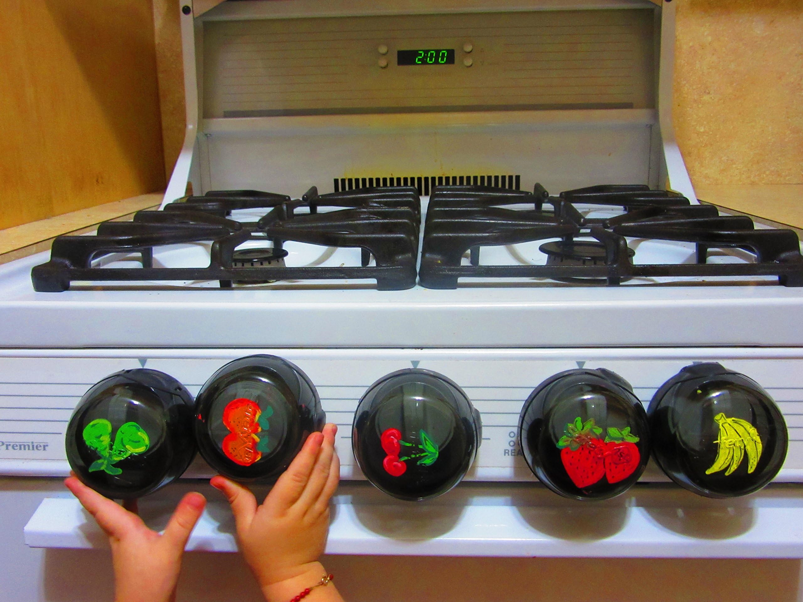 Safety 1st "Handpainted Fruits " Stove Knob Covers
