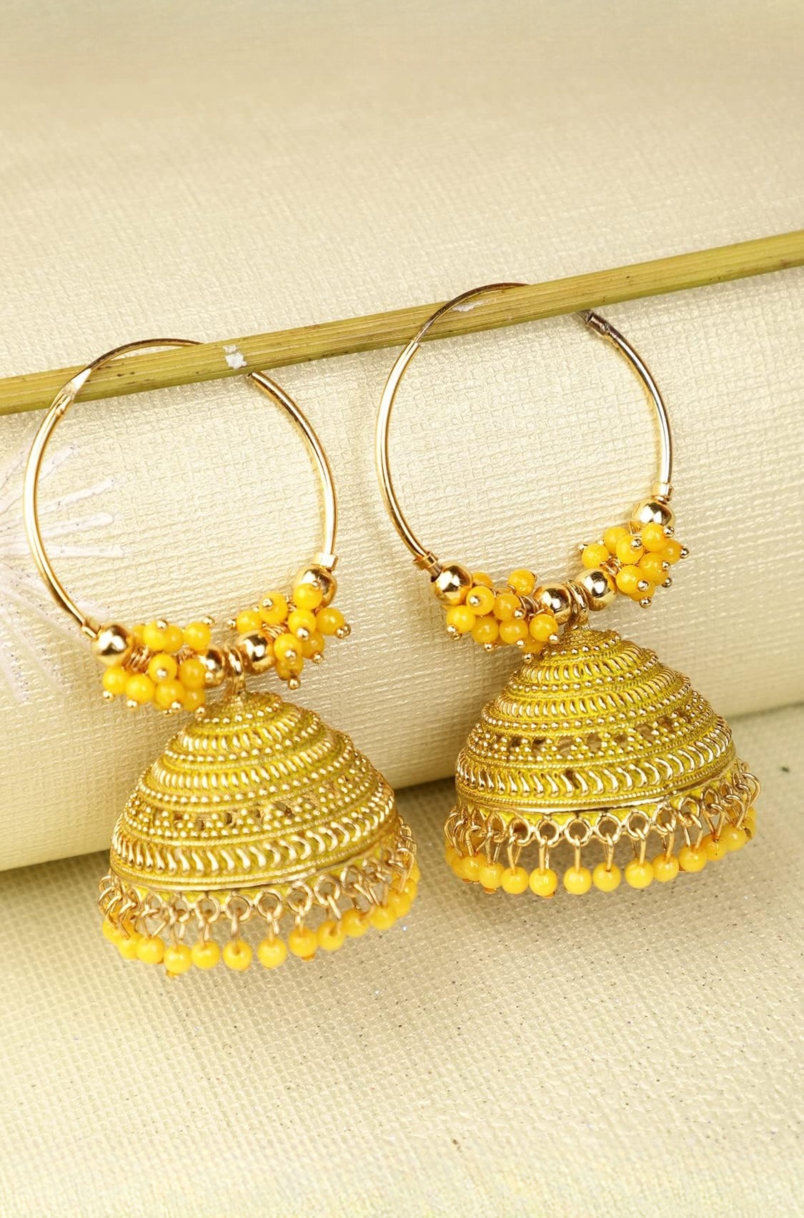 Latest Stylish Traditional Hoop Jhumki Earrings for Women & Girls