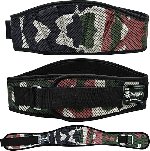 Miniatura 6 de ESTREMO Cinturón de neopreno para levantamiento de pesas de 6 pulgadas para ejercicios de entrenamiento de fitness, sentadillas, lumbar,