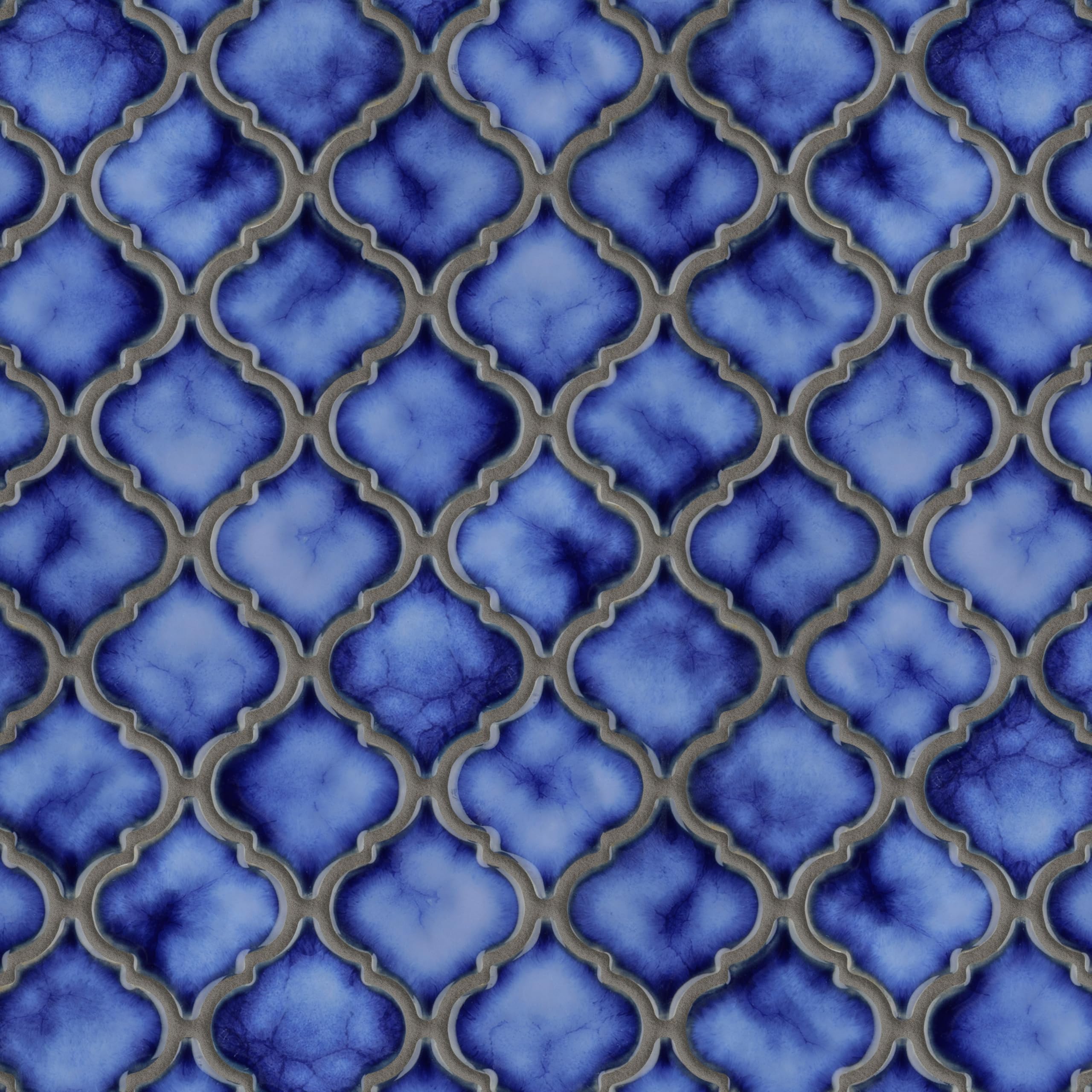 Merola Tile Hudson Tánger Sapphire - Azulejo de porcelana para piso y pared de 30,5 x 32,5 cm