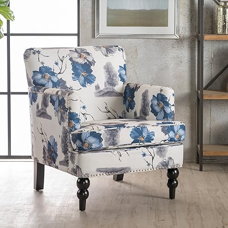 Christopher Knight Home Boaz Fabric Club Chair - Floral Elixir