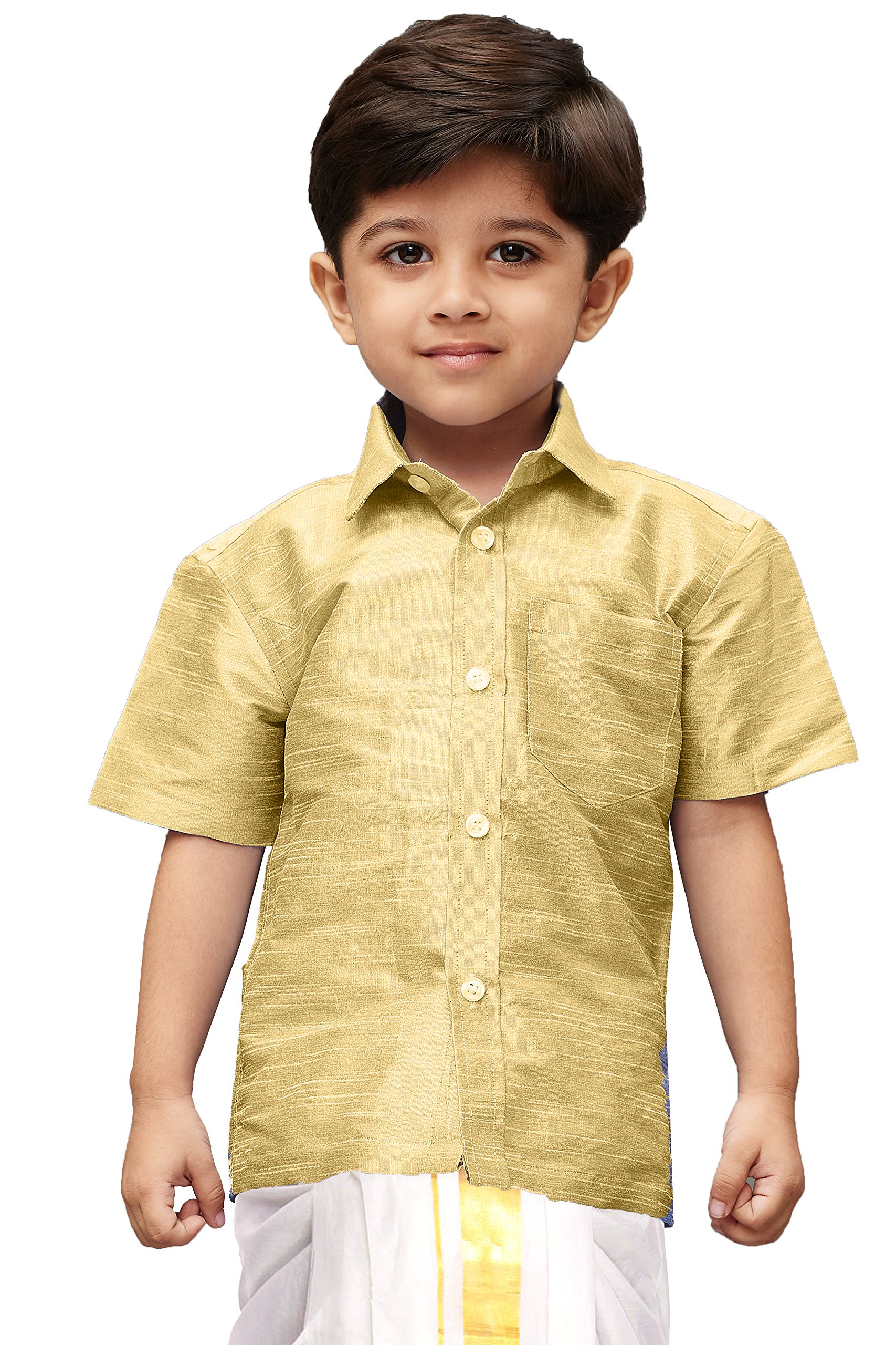 Jbn Creation Boys Cotton Silk Ethnic Shirt For Kids_Vasbshgo001_32