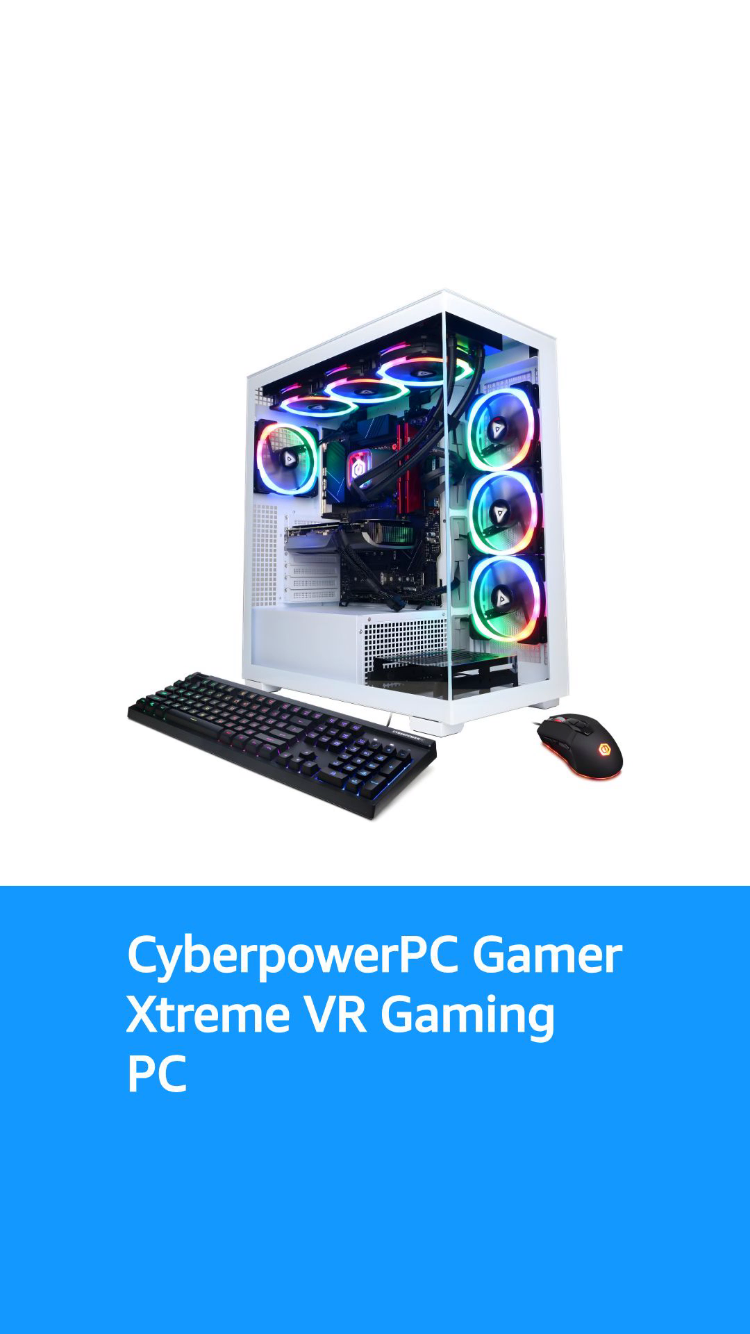 トップス PC CYBERPOWERPC Gamer Xtreme VR Liquid Cool Gaming PC, Intel Core i9
