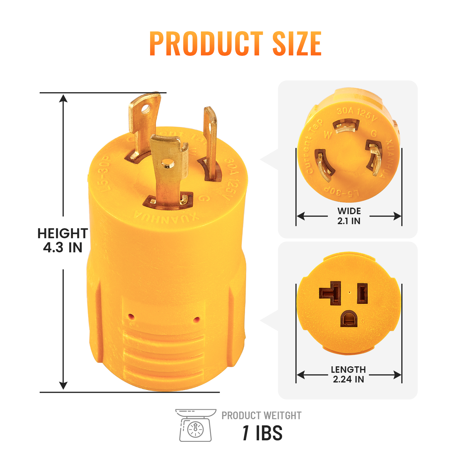Amazon.com: MECMO Shore Power NEMA L5-30P to 5-15/20R RV Generator