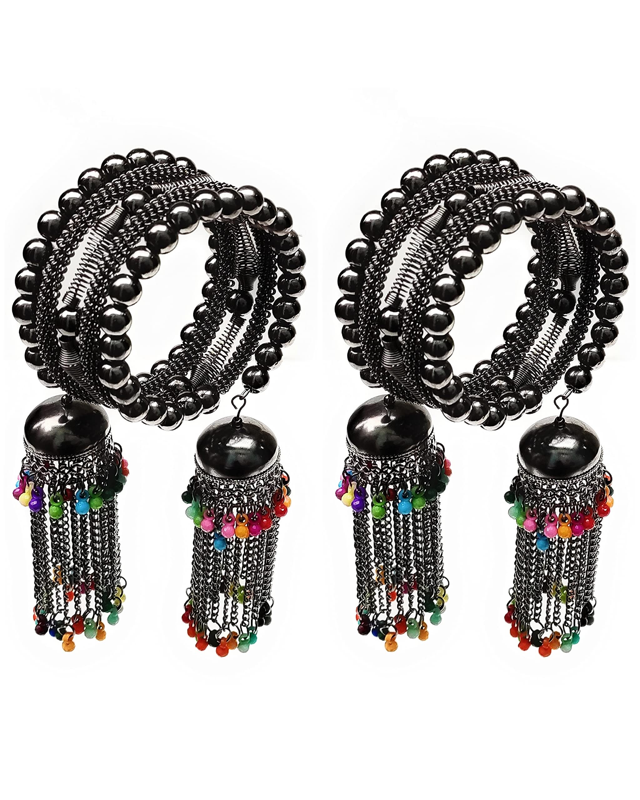 FASHIO GIRLYZ ATTIRE Handcrafts Wedding Bracelet Bridal Vivah Navratri Religion Ceremony Parties Gift Kaleera Kalira Chooda Bangle (Free Size All Age Group) Set of 2, Black (B099RQZ235) Amazon Price History, Amazon Price Tracker