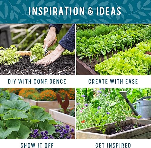 Miniatura 6 de National Hardware N900-011, soportes de esquina elevados para cama de jardín, soportes de esquina de metal y tornillos para jardinera de madera,