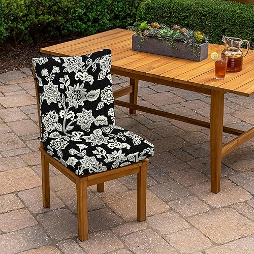 Miniatura 2 de Arden Selections Cojín moderno de felpa para silla de comedor, 21 x 40 pulgadas, repelente al agua, resistente a la decoloración, cojín copetudo