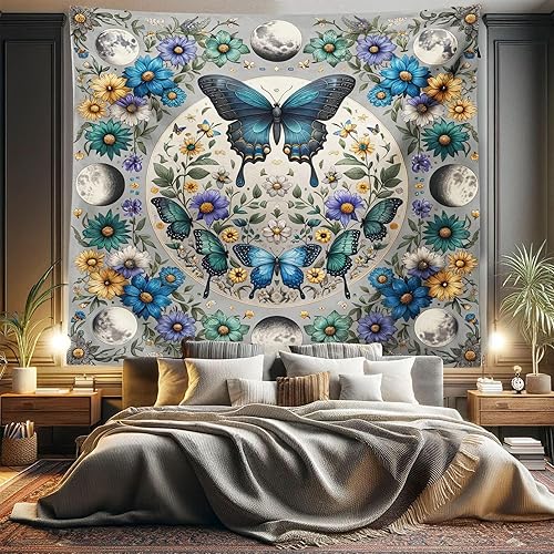 Miniatura 188 de Ambesonne Tapiz de la Torre Eiffel, tamaño Queen, imagen de la Torre Eiffel, París, Francia, coche vintage, calle, nubes oscuras, colcha colgante