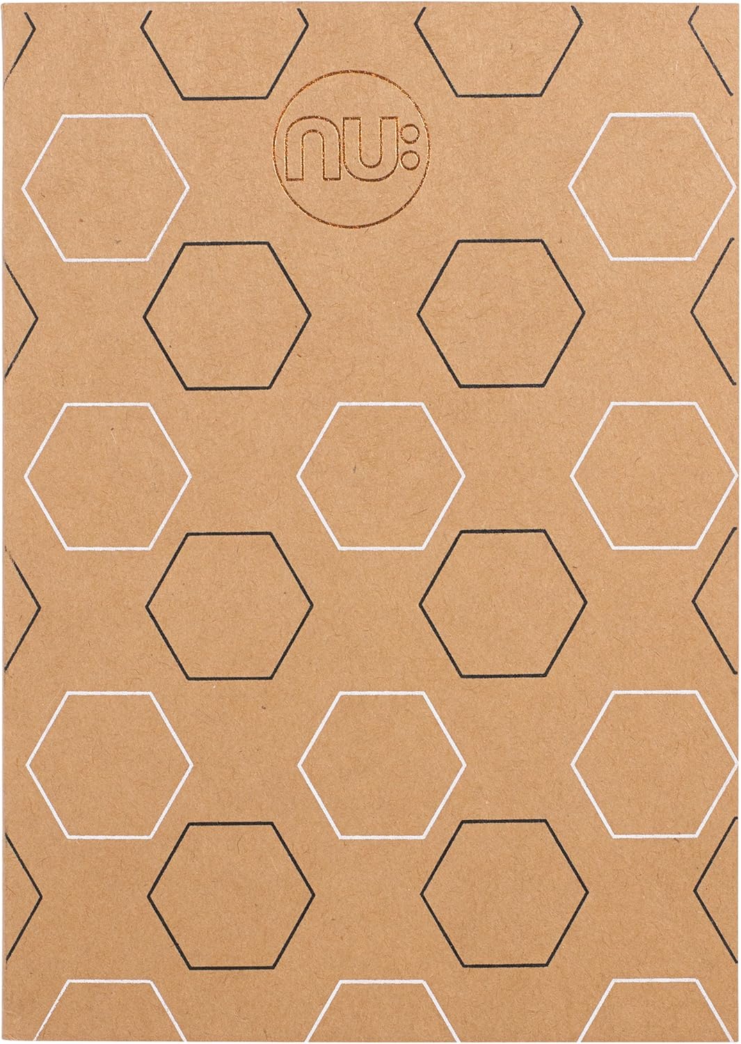 NU Kraft A4 Foiled Notebook, Pack of 3,Khaki