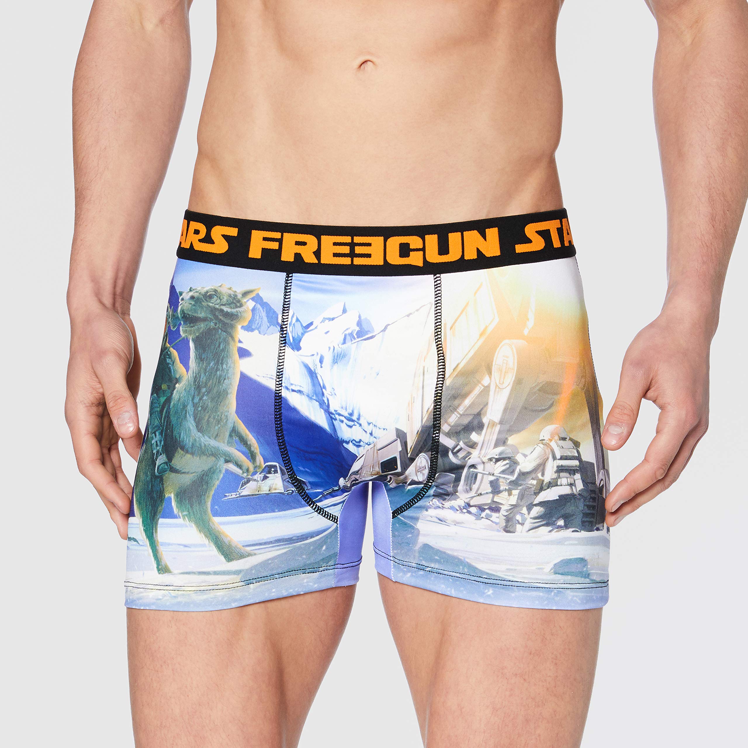FREEGUN Pack Surprise Boxer Homme Maille Aérée, Calecon Modèle Aléatoire, Anti-Transpirant, Stretch et Infroissable (Lot de 3)